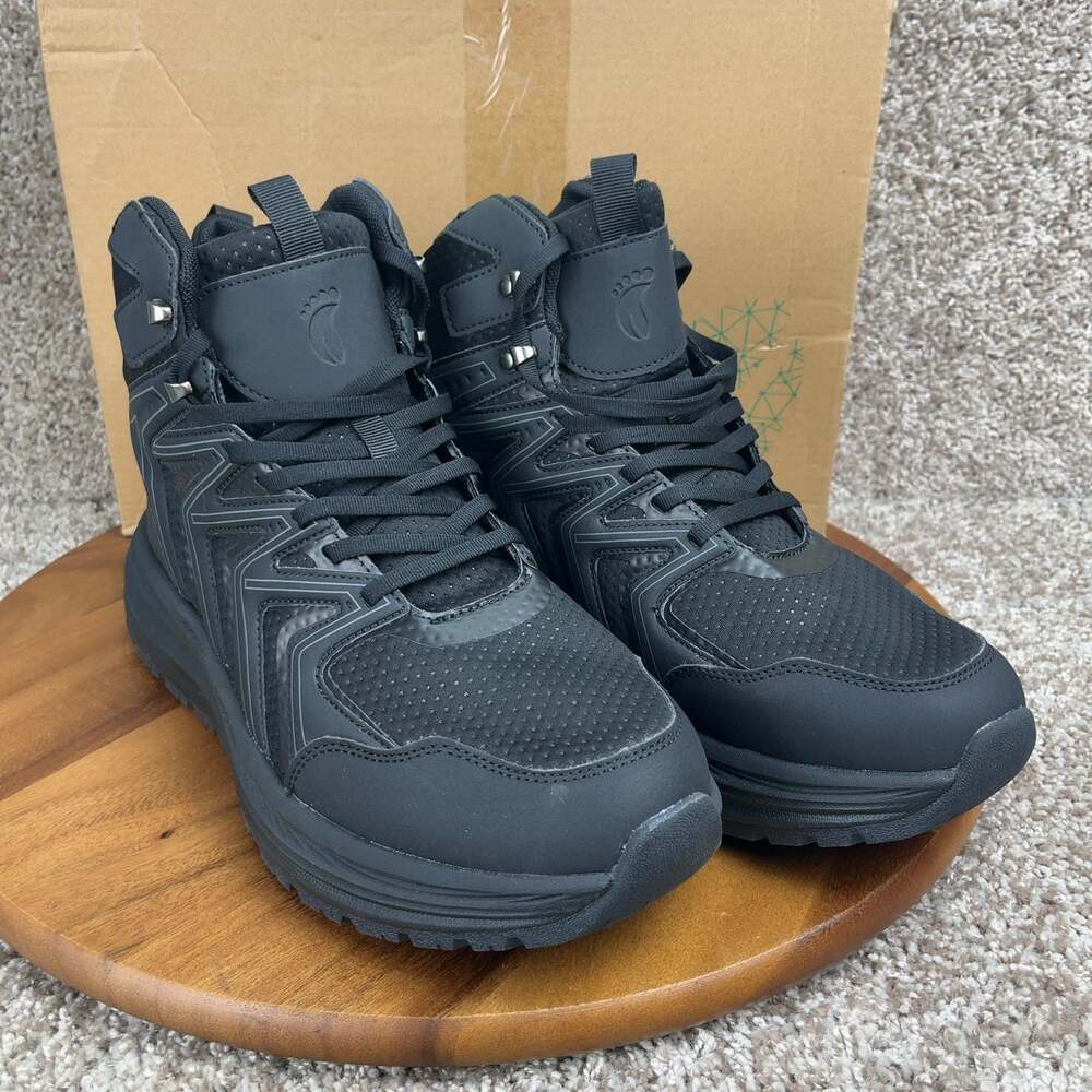 Orthocomfoot Men's Size 11.5 Orthopedic Wide Waterproof Hiking Boots Mid Ankle